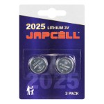JAPCELL CR2025 Lithium knapcelle batteri 2 stk. blister
